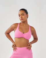 Butterbod™ Ruched Bralette - Cowgirl Pink