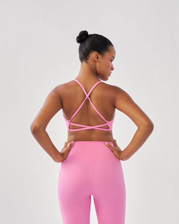 Butterbod™ Ruched Bralette - Cowgirl Pink