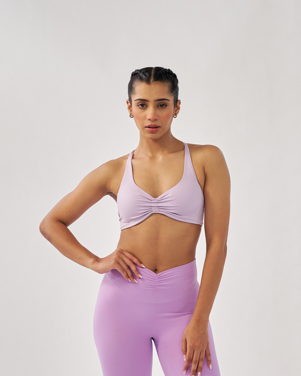 Butterbod™ Ruched Bralette - Lavender