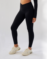 Butterbod™ Hourglass Ruched legging - Black