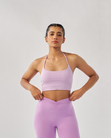 Butterbod™ Strappy Halter Bra - Lavender