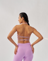 Butterbod™ Strappy Halter Bra - Lavender