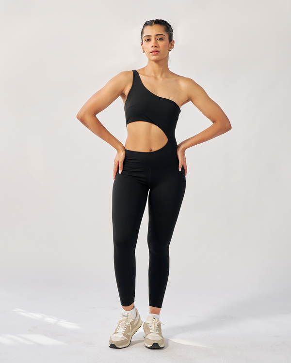 ButterBod™ One Shoulder Jumpsuit - Black