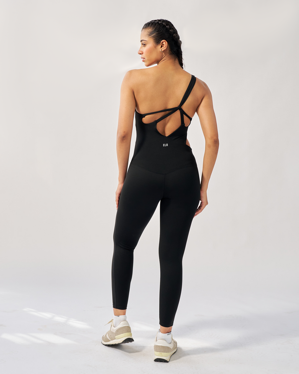 ButterBod™ One Shoulder Jumpsuit - Black