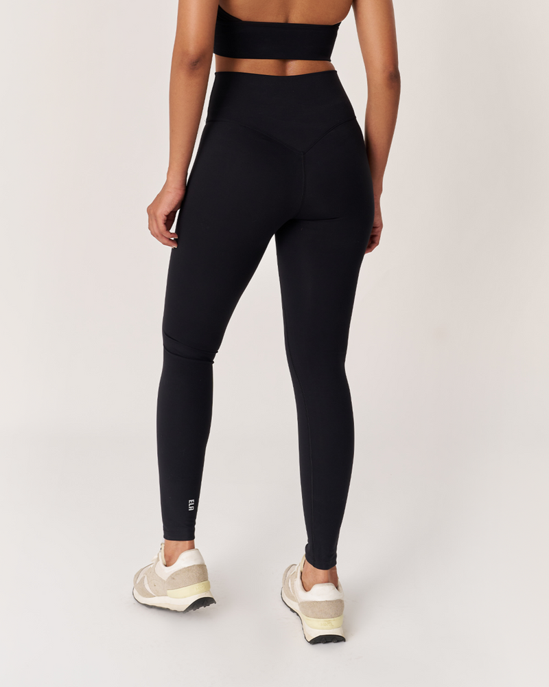 Ultraflex Wrap Waist Hourglass Legging - Black