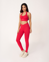 Ultraflex Wrap Waist Hourglass Legging - Scarlet Red