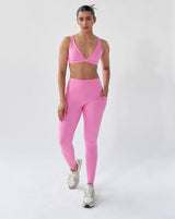 SportBod™ Plunge bralette - Cowgirl Pink